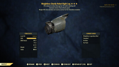 Weightless AP Sentinel Robot RL