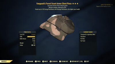 Vanguard Ap WWR F Scout Chest