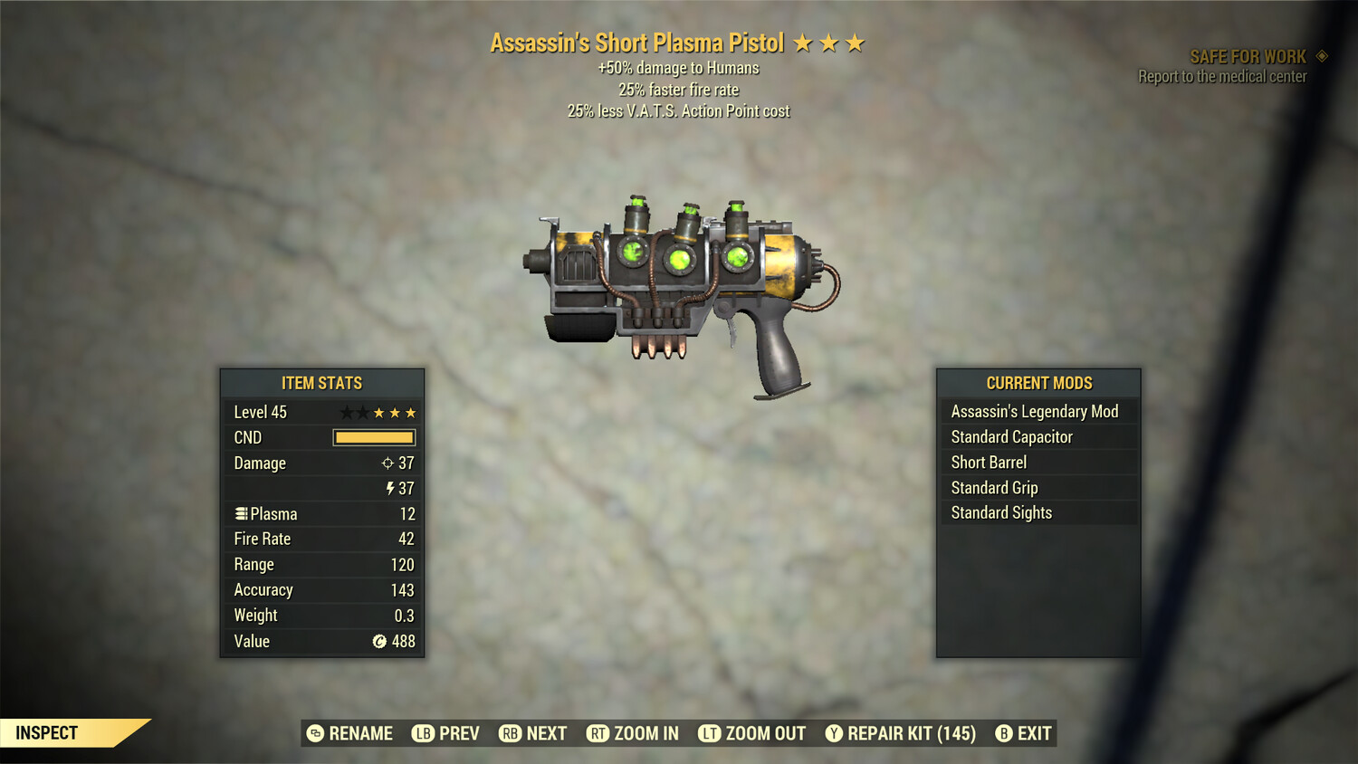 Assassins 25/25 Plasma Pistol/Rifle