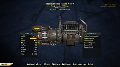 Nocturnal 25/25 Gatling Plasma