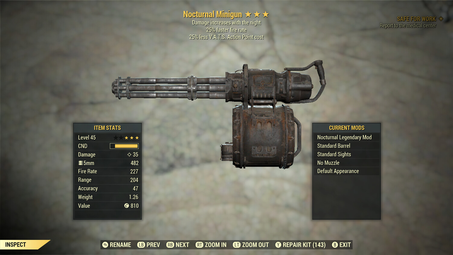 Nocturnal 25/25 Minigun
