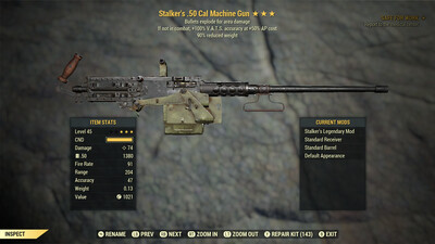 Stalkers Explosive 90 50-cal Machine Gun