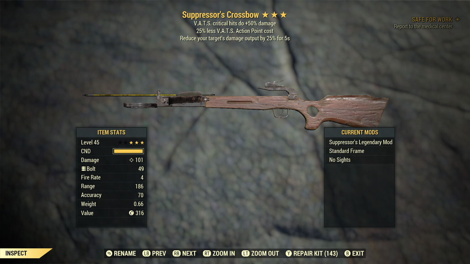 Suppressor 50/25 Crossbow