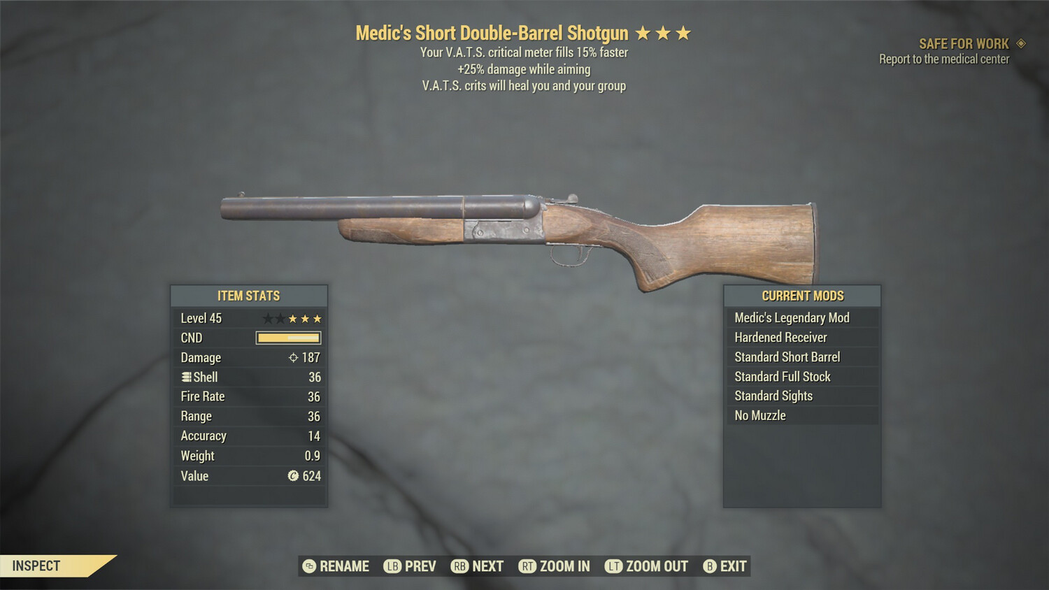 Medic 25/15 Double Barrel Shotgun