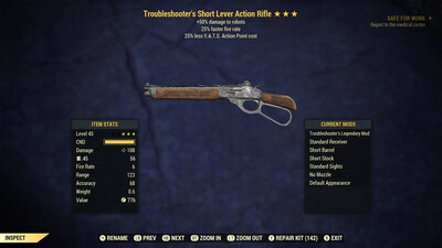 Troubleshooters 25/25 Lever Action Rifle