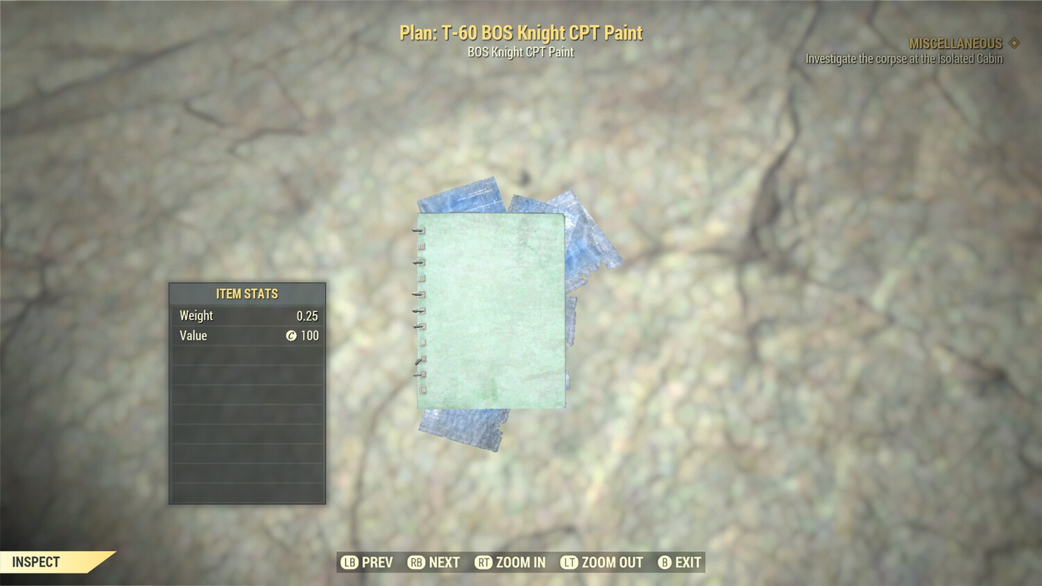 T60 Knight CPT Paint