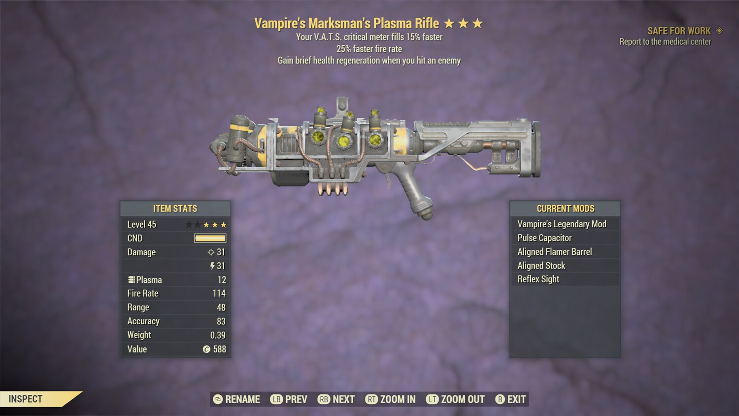 Vampire 25/15 Plasma Rifle