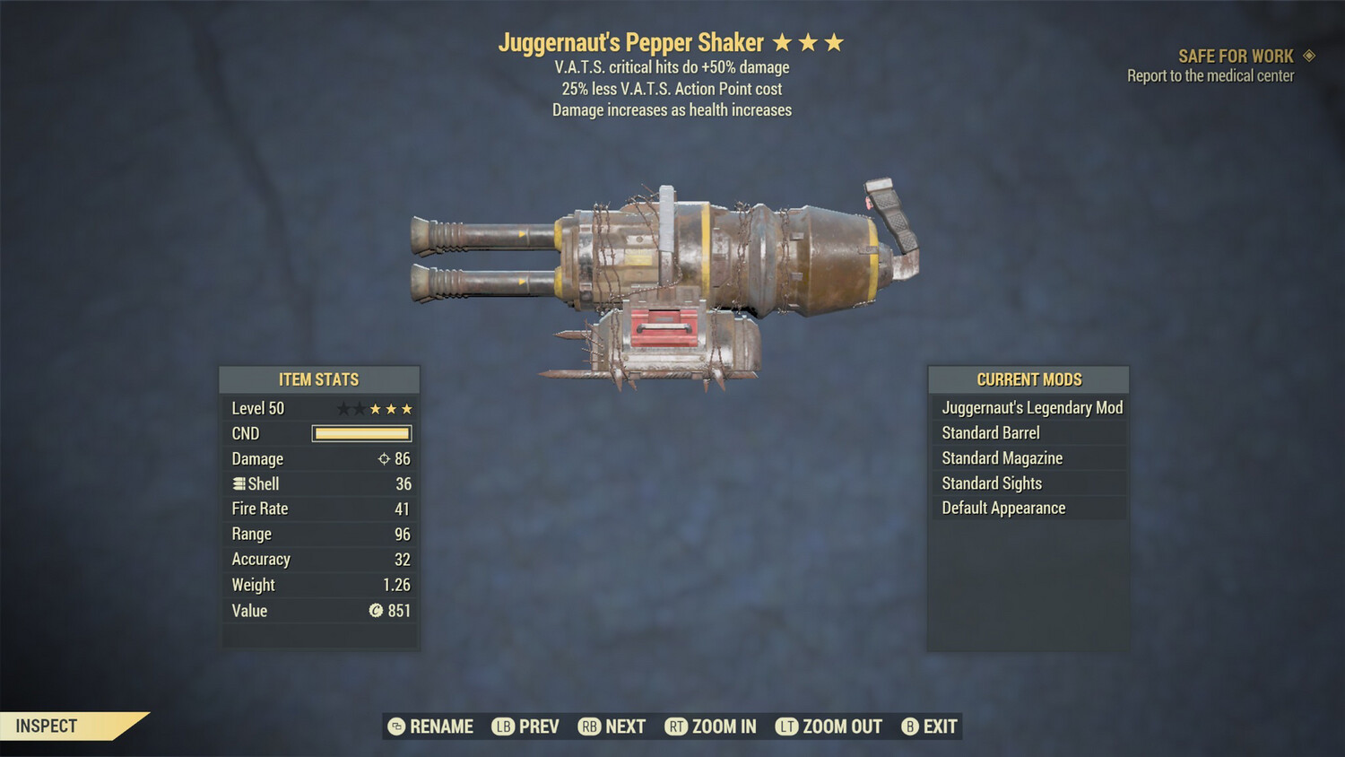 Juggernaut 50/25 Pepper Shaker