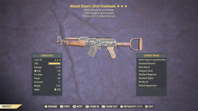 Mutant Slayers Explosive 25 Handmade