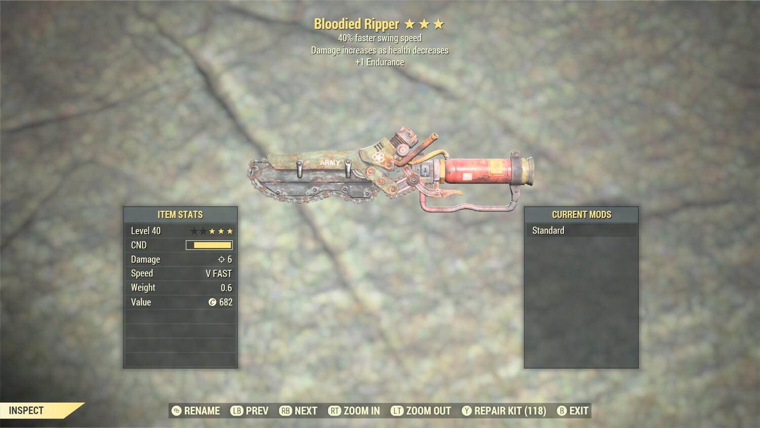 Legacy Bloodied SS/1E Ripper