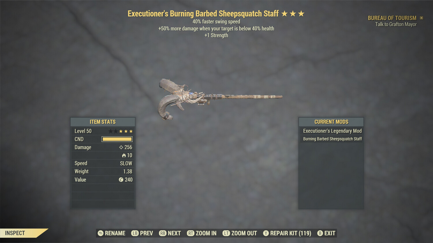 Executioners 1S/SS Sheepsquatch Staff