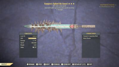 Vampire 1S/SS Ski Sword