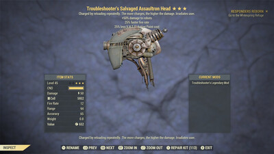 Troubleshooters 25/25 Assaultron Head