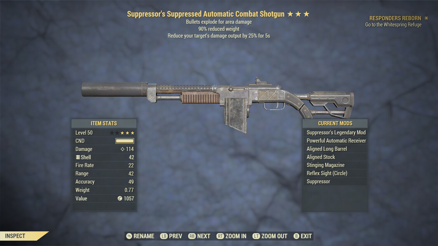 Suppressor Explosive 90 Combat Shotgun