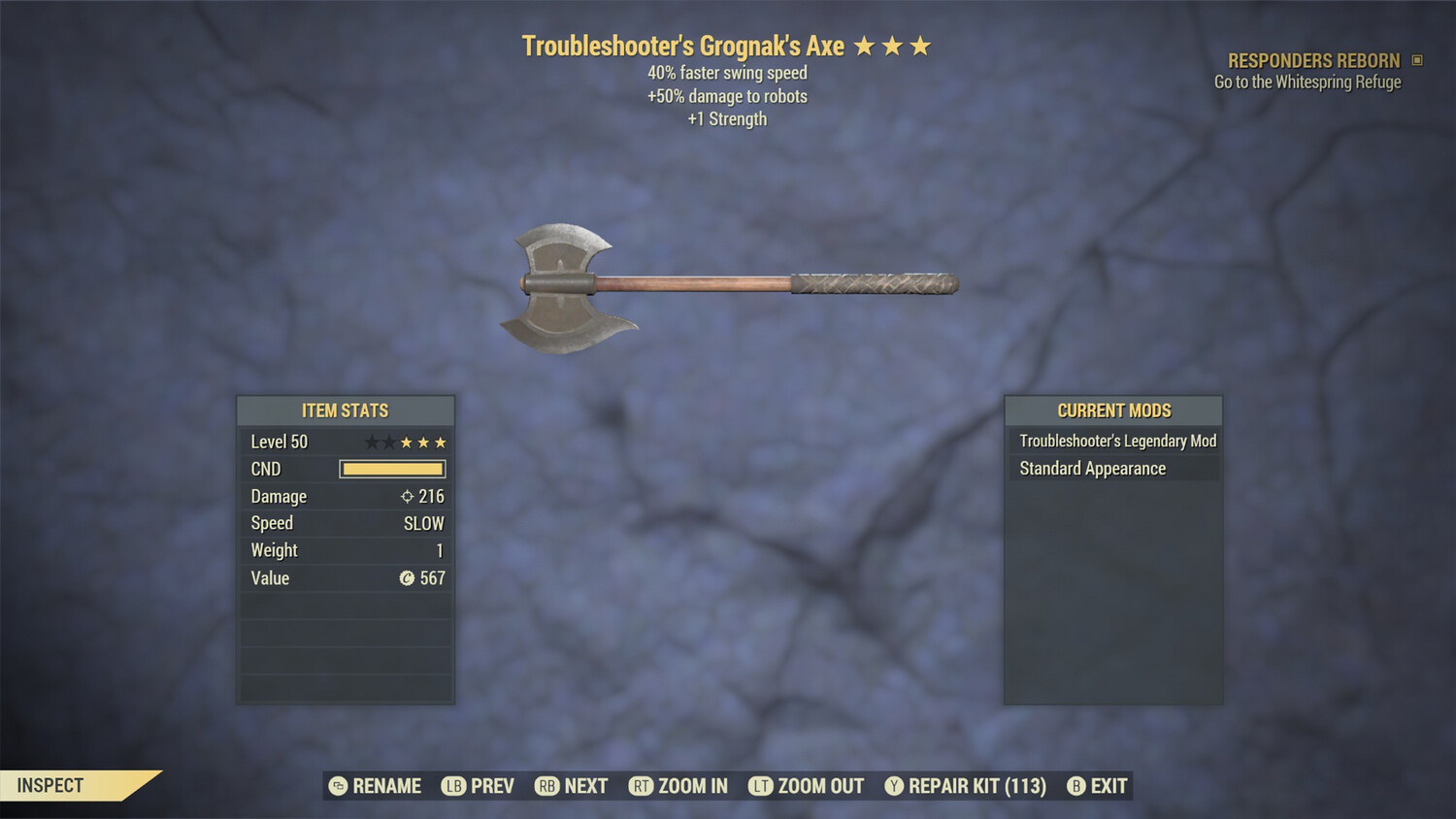 Troubleshooters 1S/SS Grognak Axe