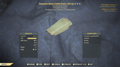 Assassins RR Cavalier Combat Armor LL