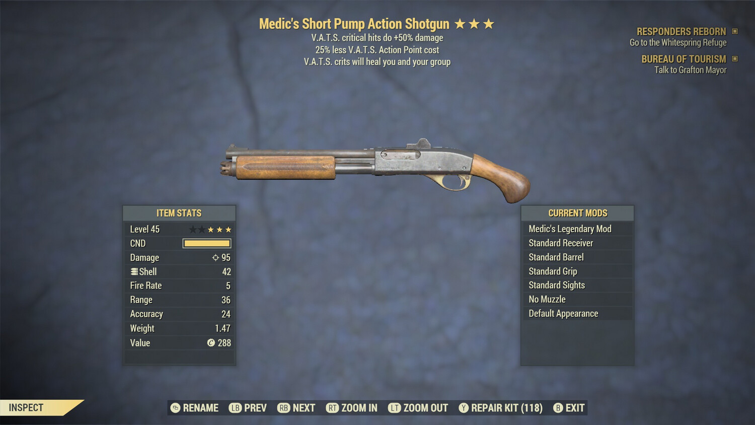 Medic 50/25 Pump Action Shotgun