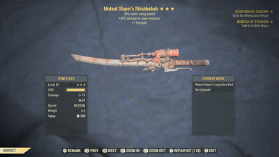 Mutant Slayers 1S/SS Shishkebob