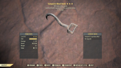 Vampire 1S/SS Meat Hook