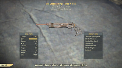 Two shot Explosive 25 Pipe Rifle