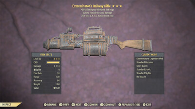 Exterminator Explosive 25 Railway Rifle