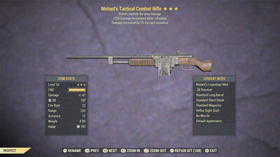 Mutant Explosive 250 Combat Rifle