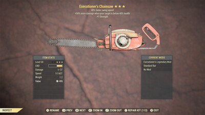 Executioners 1S/SS Chainsaw