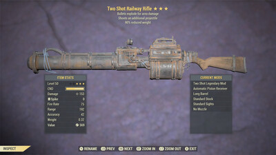 Two Shot Explosive 90 Railway Rifle