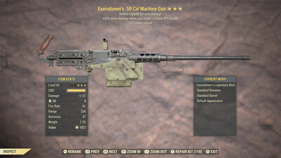 Executioners Explosive 15 50-cal Machine Gun