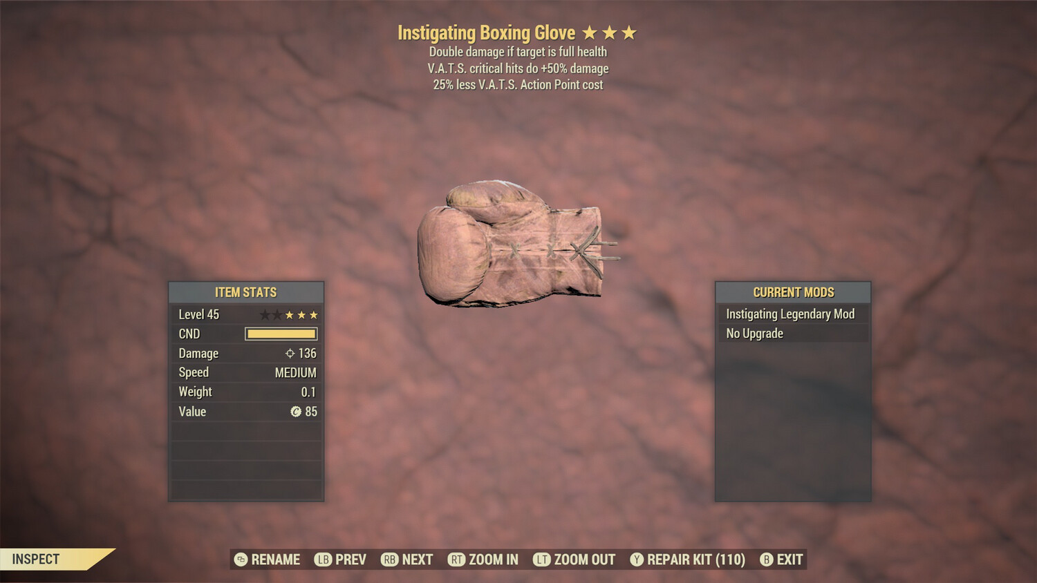 Instigating 50/25 Boxing Glove