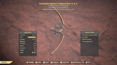 Gourmand 50/25 Compound Bow
