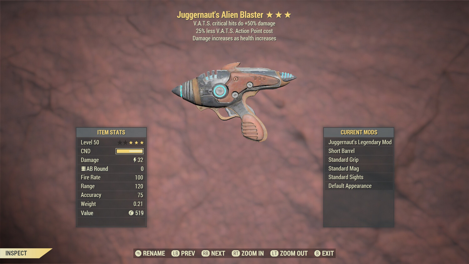 Juggernaut 50/25 Alien Blaster
