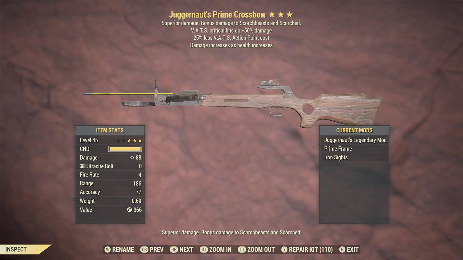 Juggernaut 50/25 Crossbow