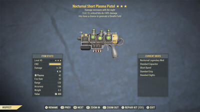 Nocturnal 50/Stealth Plasma Rifle