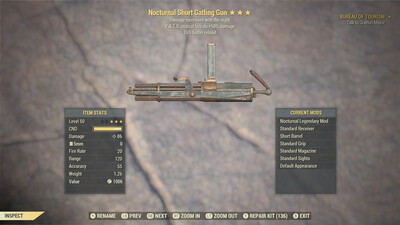Nocturnal 50/15 Gatling Gun