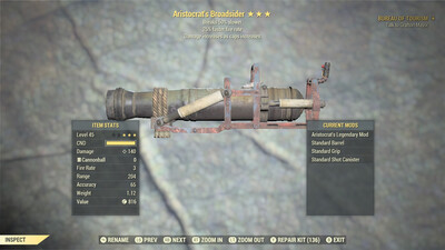 Aristocrat 25/Durability Broadsider