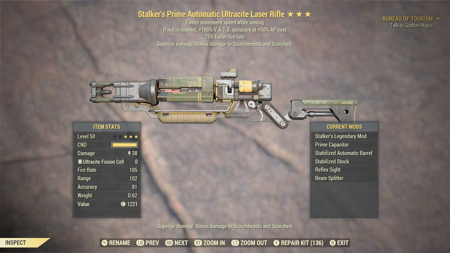 Stalker 25/FMSWA Ultracite Laser Rifle