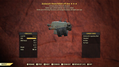 Aristocrat Ap Refresh/Rad Regen Robot LA
