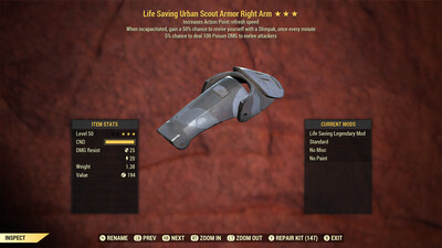 Life Saving Ap Refresh/Pois Dmg U Scout RA