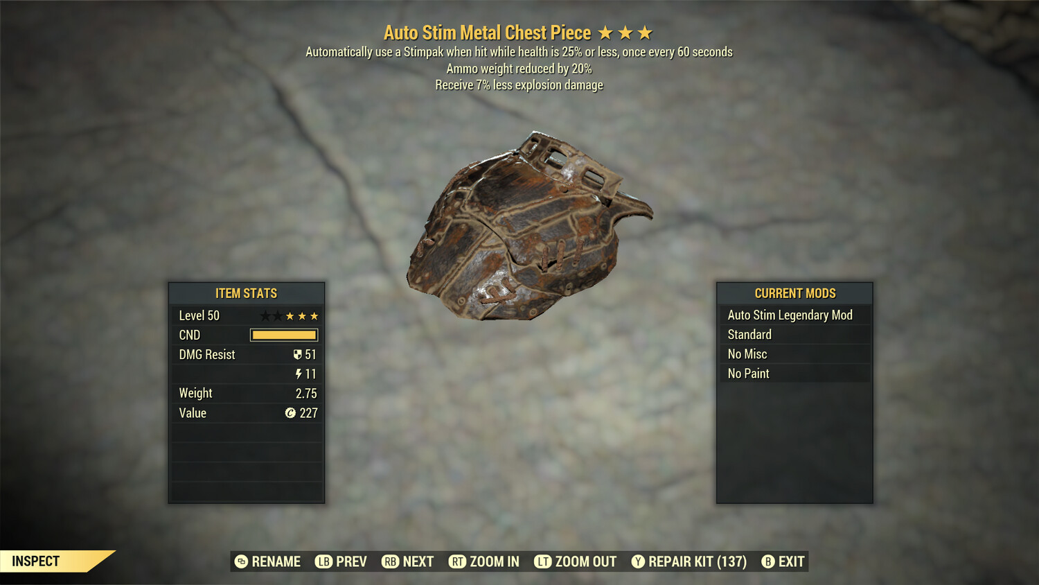 Auto Stim Explosive/AmmoWR Metal C