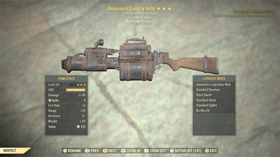 Assassins 25/15 Railway Rifle