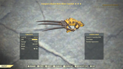 Vampire SS/1A Mole Miner Gauntlet
