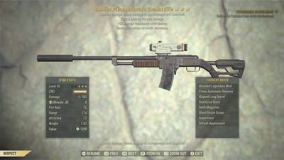 Bloodied Explosive 50 Combat Rifle