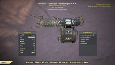 Aristocrat Explosive 90 Minigun