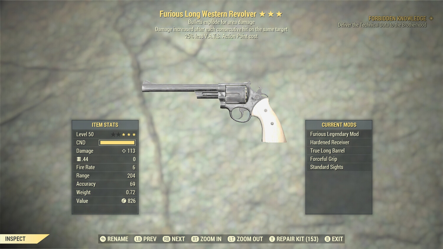 Furious Explosive 25 Western Revolver