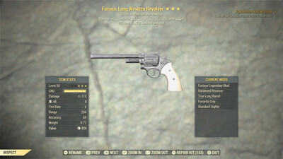Furious Explosive 25 Western Revolver