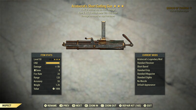 Aristocrat 50/15 Gatling Gun