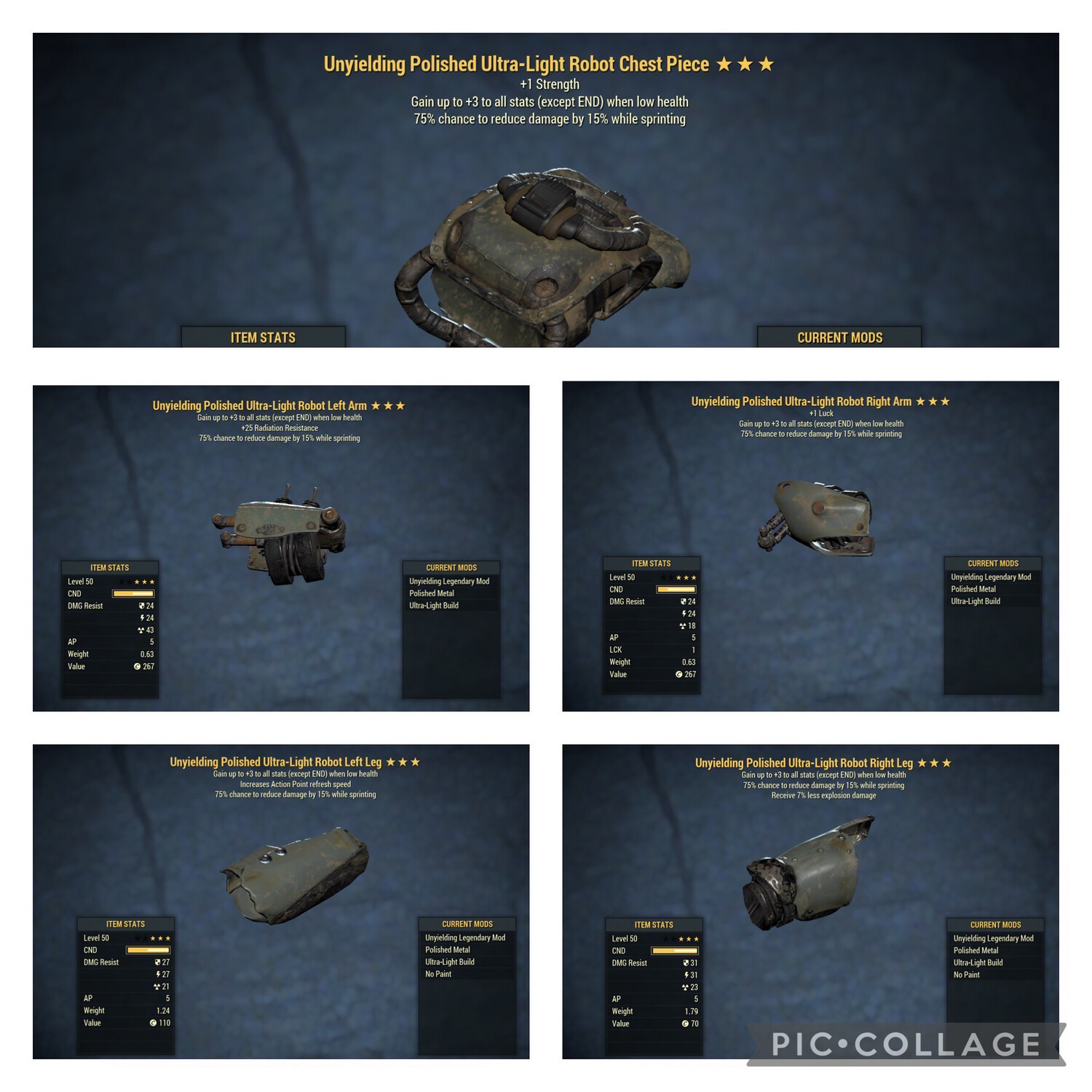 Unyielding Cavalier Robot Set