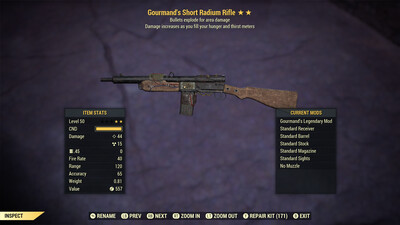 Gourmand Explosive Radium Rifle