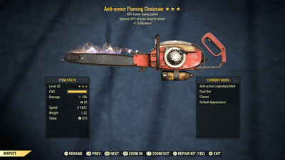 Anti Armor 1E/SS Chainsaw